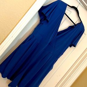Torrid plus size 1 blue romper